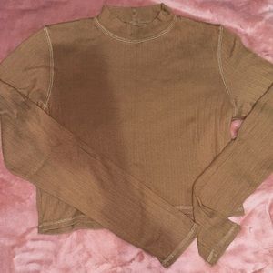light brown large turtleneck